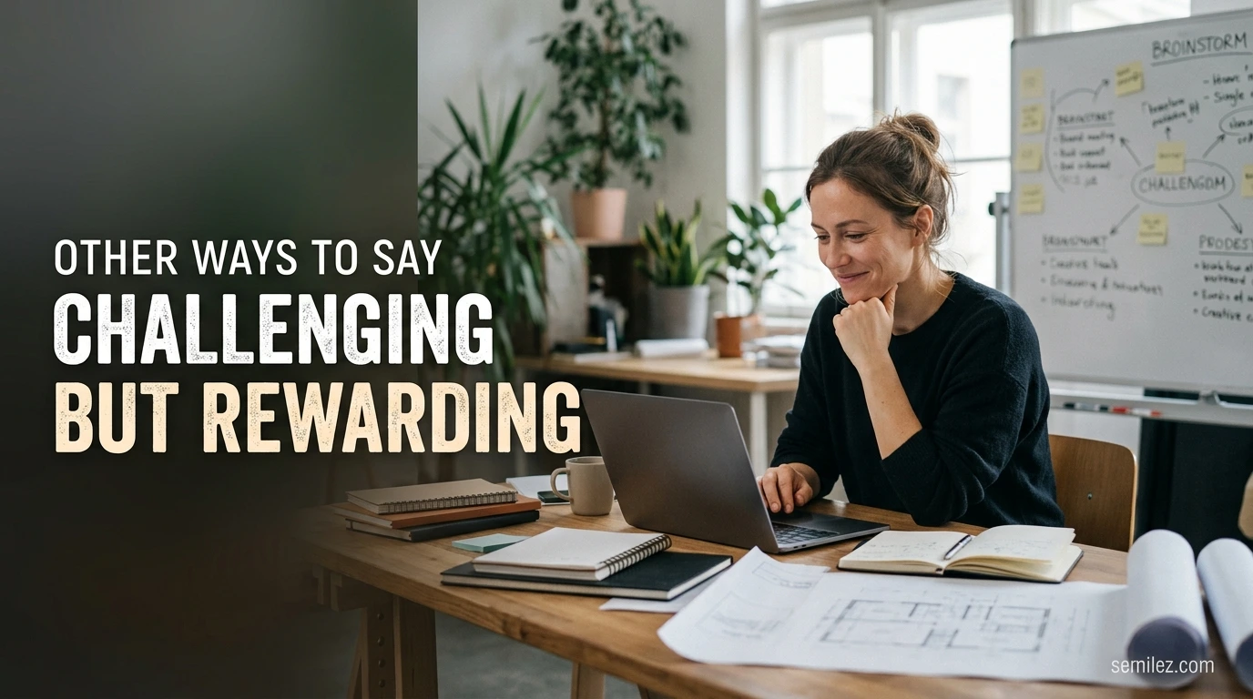 Other Ways to Say Challenging But Rewarding